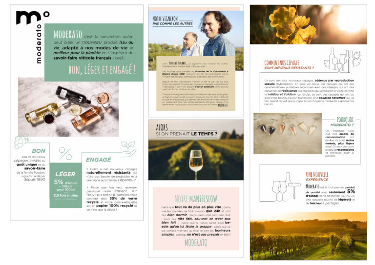 Mise en Page pour campagne Ulule pour Moderato / Design Layout for a crowdfunding platform